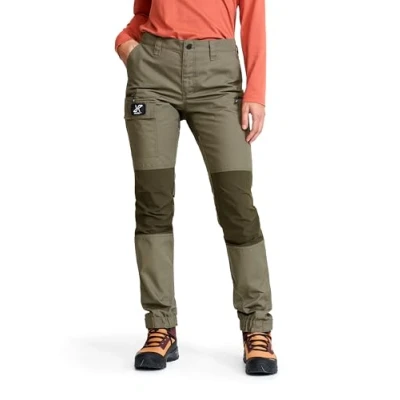 Bild av RevolutionRace Dam Nordwand Pants, Slitstarka Friluftsbyxor för Vandring, Hiking, Camping och alla andra Outdoor aktiviteter, Kalamata, XL