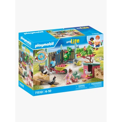 Bild av Playmobil 71510 My Life Byggsats Liten Kycklingfarm i Tiny House trädgård