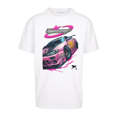 Bild av Upscale by Mister Tee Speed Heavy Tshirt med print, Storlek: Large, White
