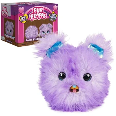 Bild av Fur Fluffs, Pupper Fluff Surprise avslöjar interaktiv husdjursleksak, 100+ ljud och reaktioner för söta fluffiga hundar flickor pojkar från 5 år