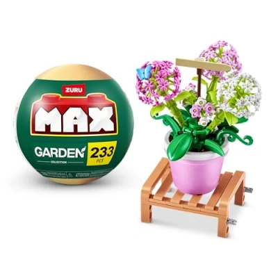 Bild av MAX Premium trädgårdskrukor växter byggklossar samling (upp till 233 stycken, 6 att samla upp). (Hortensia makrophylla, 1 kapsel)