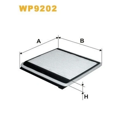Bild av WIX FILTERS WP9202 Filtre d&#039;habitacle à particules 223 227 19 RENAULT: Scénic 1, Megane Scenic