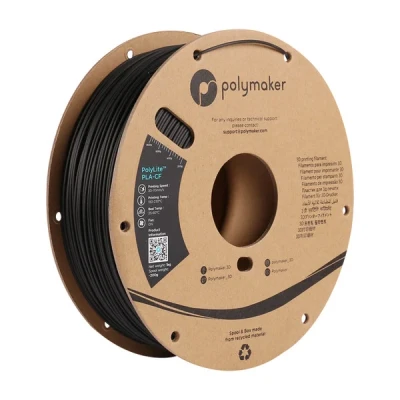 Bild av Polymaker PA10001 3D skrivare Filament PLA CF Kolfiberförstärkt 1.75 mm 1000 g Svart PolyLite™ 1 st