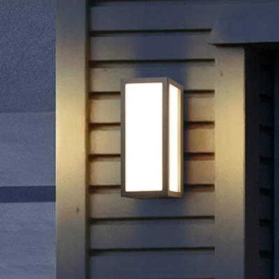 Bild av BEGA RZB HB 101 LED utomhusvägglampa frontal/sidled