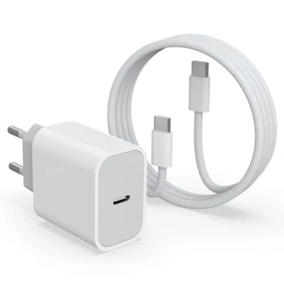 Bild av USB C Laddare för Phone 16/16 Pro/16 Pro Max/16 Plus/15/15 Pro/15 Max/15 Plus, 20W snabbladdare med 1M laddningskabel Snabbladdningskabel Pad/Air, strömförsörjning Plug Adapter