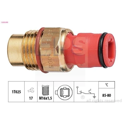 Bild av EPS 1.850.095 Interrupteur de température, ventilateur radiateur M16x1,5 Made in Italy OE Equivalent TOYOTA: Tercel II Break