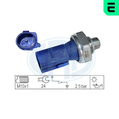 Bild av ERA 330832 Sonde De Pression d&#039;Huile M10 x 1 2,5 AUDI: A5 B8 Coupe, Q5, A3 3/5 portes, VOLKSWAGEN: GOLF 7, 6, Tiguan I, SEAT: Leon II portes