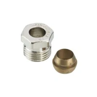 Bild av Danfoss Compression fitting 1/2&quot; x 12 mm copper/steel