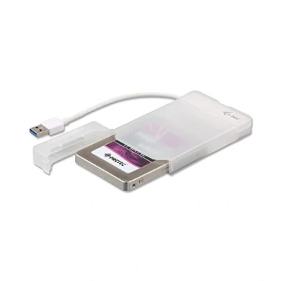 Bild av i tec MySafe USB 3.0 extern hårddiskfodral 9,5 mm/2,5 tum för SATA I/II/III HDD SSD vit