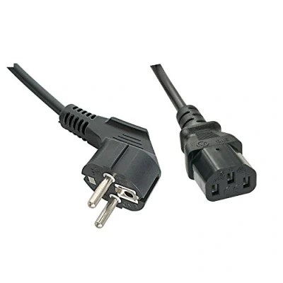 Bild av LINDY 30337 IEC nätkabel 5 m Schukovinkel. IEC320C13