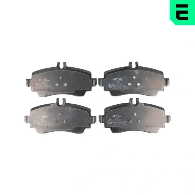 Bild av OPTIMAL BP 10205 Jeu de plaquettes frein Essieu avant préparé pour indicateur d&#039;usure, contact signal d&#039;usure exclu MERCEDES BENZ: Classe A