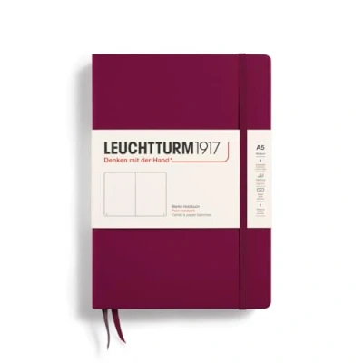 Bild av LEUCHTTURM1917 Notebook Medium (A5), inbunden, 251 numrerade sidor port röd, enkel