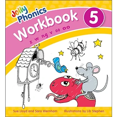 Bild av Jolly Phonics Workbook 5: in Precursive Letters (British English edition)