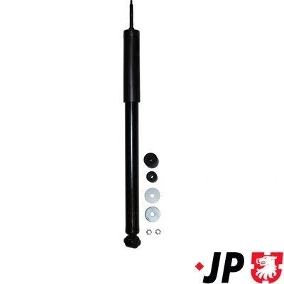 Bild av JP GROUP 1352102700 Amortisseur Essieu arrière Pression de gaz Système monotube Jambe suspension Goujon en haut, Bossage bas
