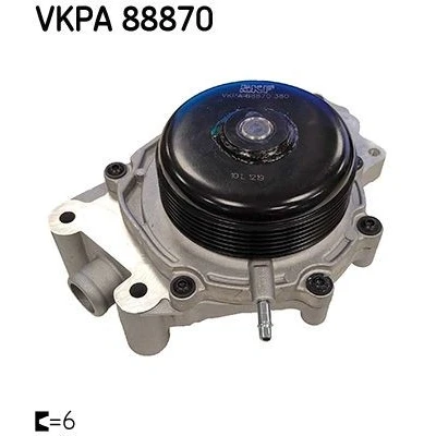 Bild av SKF VKPA 88870 Pompe à eau commutable MERCEDES BENZ: Classe V, C Berline, GLK