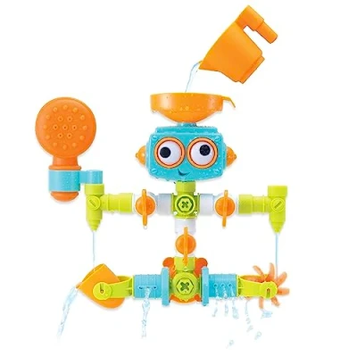 Bild av Infantino 217025 Sensory Plug &amp; Play Plumber Toy Exploration and Learning Cause Effect 16 Piece Bath, Multicolour