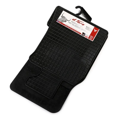 Bild av FROGUM 546382 Ensemble de tapis sol Caoutchouc avant et arrière 4 noir Sur mesure MINI: 3/5 portes, Clubman, Cabriolet