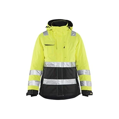 Bild av VARSELJACKA 4872 1987 VINTER DAM VARSELGUL/SVART XS Beijerbygg Byggmaterial