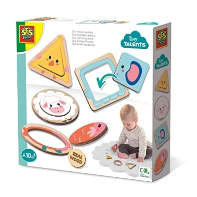 Bild av SES Tiny Talents Duo Shapes Puzzles