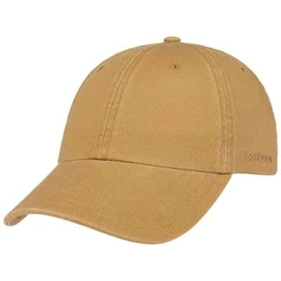 Bild av Stetson Rector Basebollkeps Damer/Herrar keps med solskyddsfaktor solkeps Metallklämma, skärm Sommar Vinter One Size beige