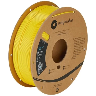 Bild av Polymaker PF01031 Yellow 3D skrivare Filament ASA UV beständig, korrosionsbeständig, Värmebeständig, Slagtålig 1.75 mm 1000 g Gul PolyLite™ 1 st