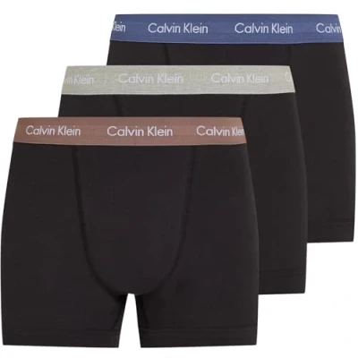 Bild av Calvin Klein herr Trunk 3pk 0000u2662g, Svart (B R Iris, Grey Heat, Dusty Tan Wbs), M