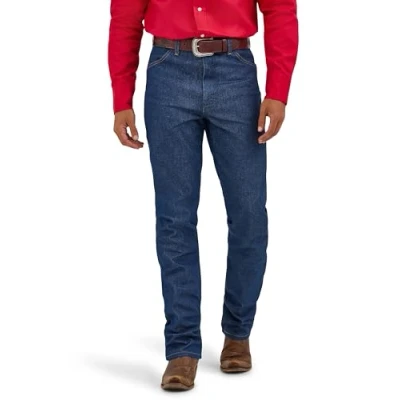 Bild av All TERRAIN GEAR x Wrangler Cowboy Schnitt Slim Fit Jeans Delgado De Corte Vaqueroprod.) Herr, Styv indigo, 27W 32L