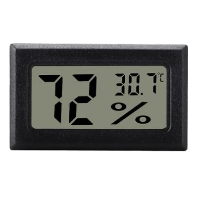 Bild av INF Mini LCD hygrometer / termometer, visar temperatur och luftfuktighet