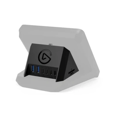 Bild av Elgato USB Hub För Stream Deck +, 2 C Portar/2 A Portar, Strömförsörjning, SD/MicroSD Kortläsare C, Mac/PC, och Nätadapter Medföljer Inte
