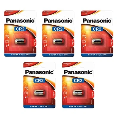 Bild av ‎Corp. Panasonic CR2 3V Litium Stack Blister 1 x5 Förpackning 5