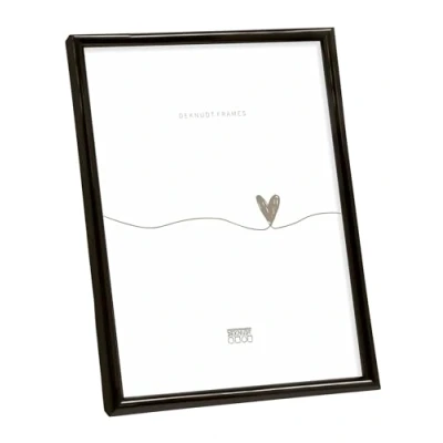 Bild av Deknudt Frames Fotoram i harts, guld, glansig svart, 20 x 30 cm