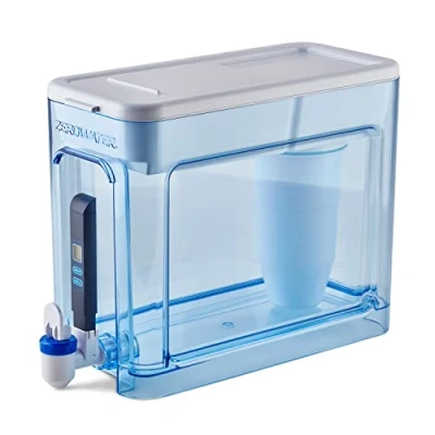 Bild av ZeroWater 32 koppars färdigläst 5 stegs vattenfilter dispenser, NSF certifierad för att minska bly och PFOA/PFOS, omedelbar TDS avläsning
