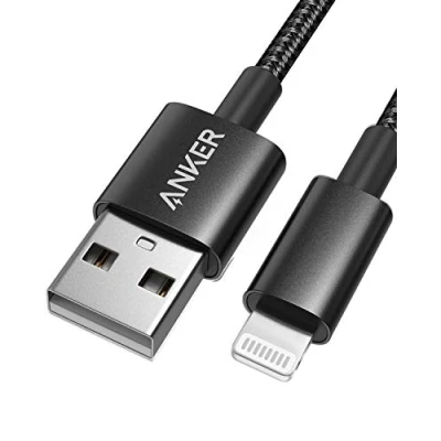 Bild av Anker iPhone laddkabel, 1 m, 331, premium nylon, USB A till Lightning, MFi certifierad laddningskabel för SE/XS/XS Max/XR/X/8 Plus/7/6 Plus, iPad och mer