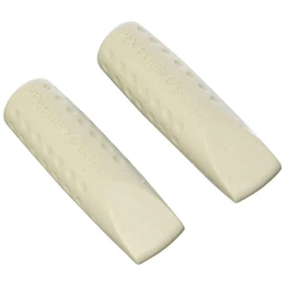 Bild av Faber Castell F187000 Suddgummin, 2 stycken A4, Vit