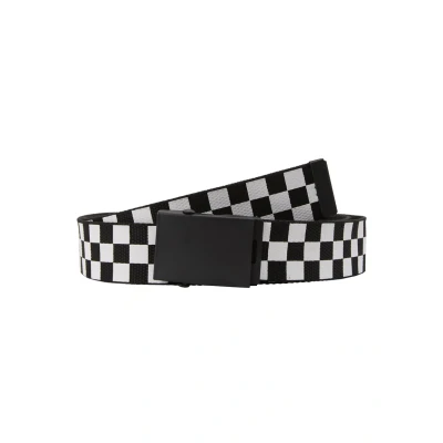 Bild av Urban Classics Adjustable Checker BELT Skärp, Storlek: One Size, Black/white