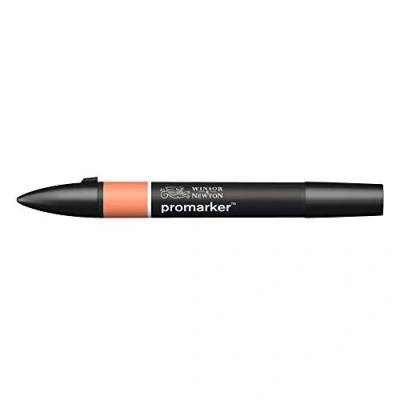 Bild av Winsor &amp; Newton &quot; ProMarker 0203270 professionell layoutmarkör 2 spetsar, fin och bred för ritningar, design layouter persika
