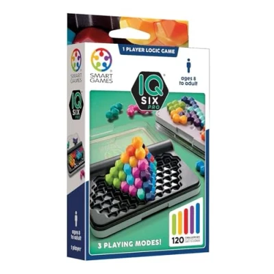 Bild av Smart Games IQ Six Pro, Puzzle Game with 120 Challenges, 3 Playing Modes, 8+ Years