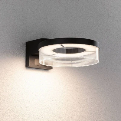 Bild av Paulmann LED utomhusvägglampa Capera, antracit, IP44