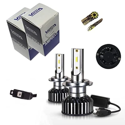 Bild av G7 komplett ZES ventilerat set, Vega®, 2 x H7, 12 V, 24 LED, 500 % ljusstyrka, för halvljus eller helljus.