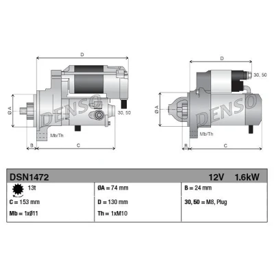 Bild av Startmotor DENSO DSN1472