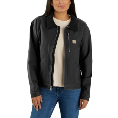 Bild av Carhartt Arbetsjacka för kvinnor, Relaxed Fit, Canvas Detroit, svart, M