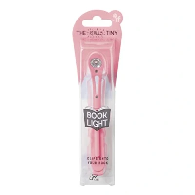 Bild av IF Really Tiny Book Light (Pink) Compact Reading Lights for Books in Bed Flexible Clip On A Great Lamp with Batteries Included