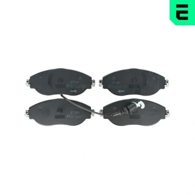 Bild av OPTIMAL BP 12802 Jeu de plaquettes frein Essieu avant contact signal d&#039;usure inclus VOLKSWAGEN: Sharan II, Passat CC, B7 Variant