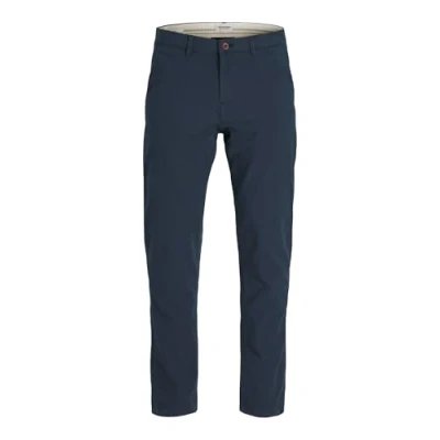 Bild av Jack &amp; Jones Jpstmarco Jjerik Chino Pls, marinblå blazer, 40W x 34L