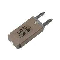 Bild av Hansor Circuit Breaker Mini, typ 3. Manuell återställning, 7,5A CBA3 Series Standard Flat Fuse 7.5 A Brown 1 st