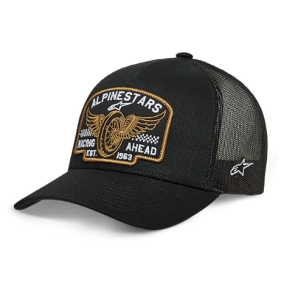 Bild av Alpinestars Svart Trucker Keps Heritage Patch Hat Black/Black @ Hatstore