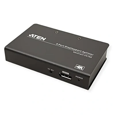 Bild av Aten VS194 AT G 4 port 4K DisplayPort Splitter, x svart