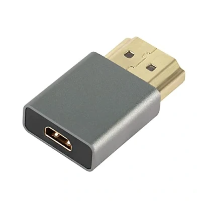 Bild av QIANRENON Micro HDMI till omvandlare adapter förgylld kontakt uttag förlängare 4K 3D@60Hz