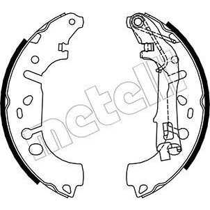 Bild av Bromsbackar, sats, Bakaxel, fiat,opel,vauxhall, 1605108, 1605290, 1605459, 77363858, 77364264, 77366796, 77366797, 77367395, 93168957, 9