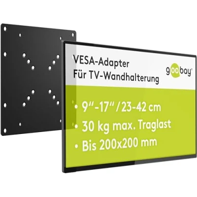 Bild av goobay 63267 VESA adapter för TV väggmontering, svart